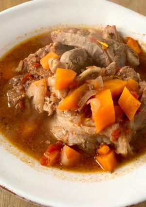 Une photo de Osso buco de veau à l’orange