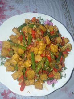 Foto resep Tumis Tempe Kacang Panjang