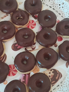 Una foto de Mini donas en máquina