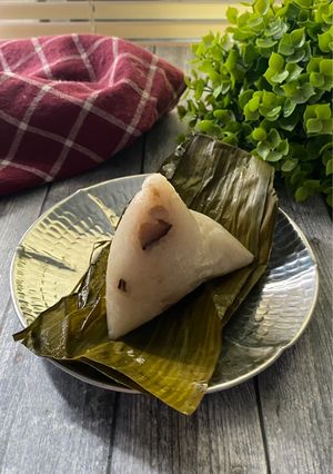 Foto resep Bacang Ketan Isi Daging Ayam Jamur
