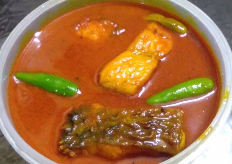 Easiest Way to Make Recipe of Doi  rui(rohu curd curry)