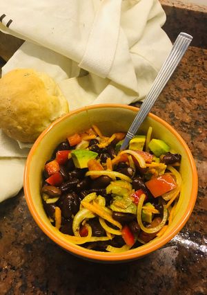 Una foto de Ensalada de porotos aduki