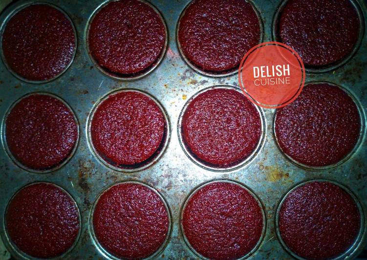 Easy Recipe: Yummy Red velvet cupcakes (oil based)