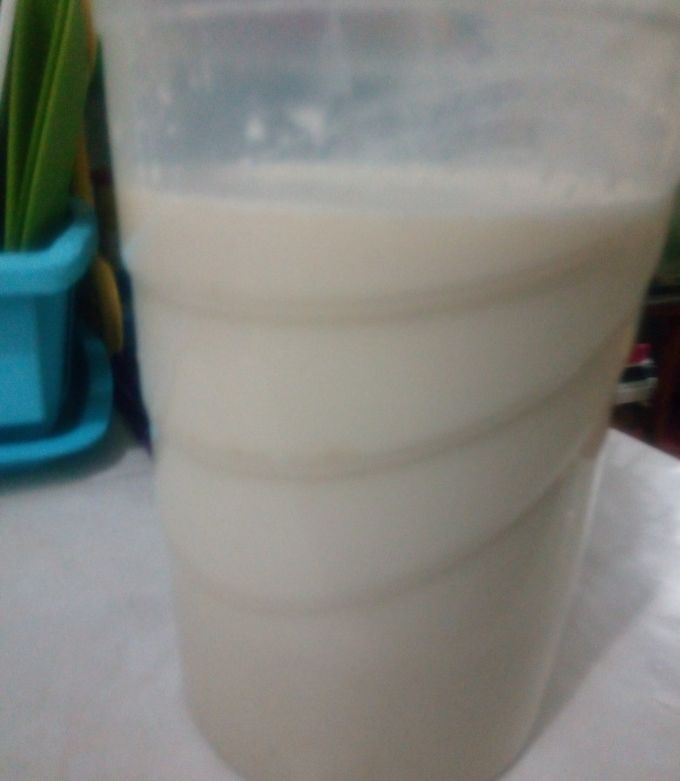 Una foto de Agua de cacahuate