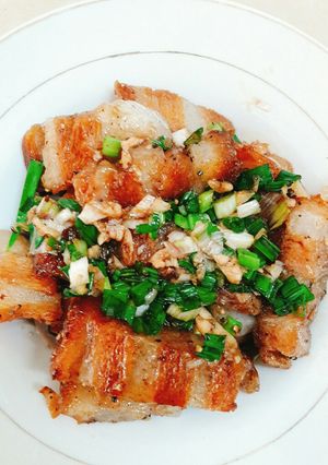 Hình của món Thịt ba rọi kho khô (món chay).