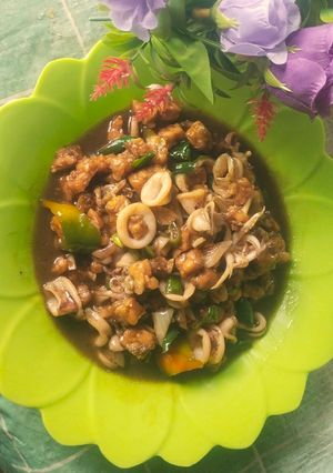 Foto resep Cumi Tempe Saus Tiram