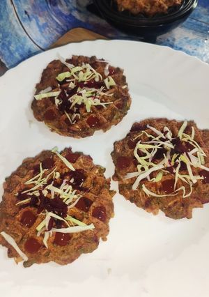 A picture of Papaya Multi Grain Waffle.