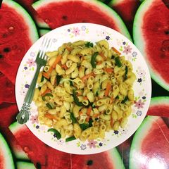 A picture of Vegetable Macaroni.