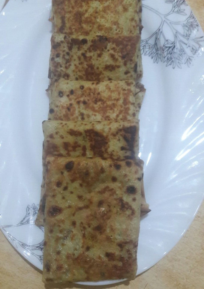صورة لوصفة كريب مالحين كمقبلة