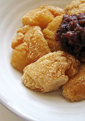 A picture of Tofu Mochi.