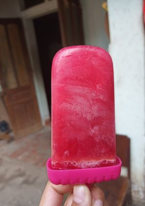 Hình của món Kem mận hậu.