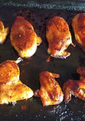 Una foto de Pollo al vermouth