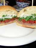 Chacarero Sandwich on Homemade Bread, Jon Style