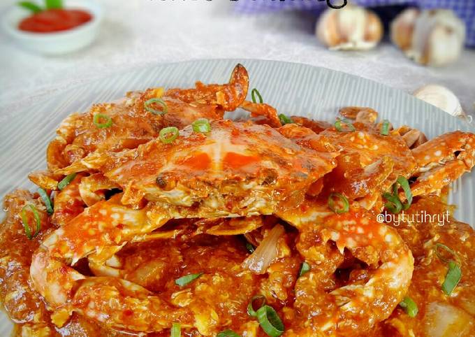 Kepiting rajungan saus padang