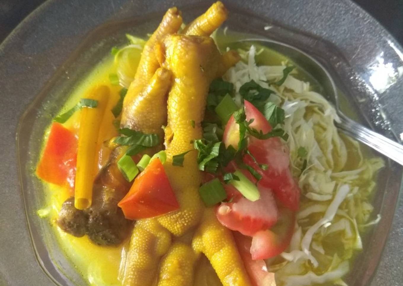 Ceker kuah soto