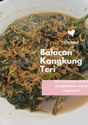 Foto resep Balacan Kangkung Teri