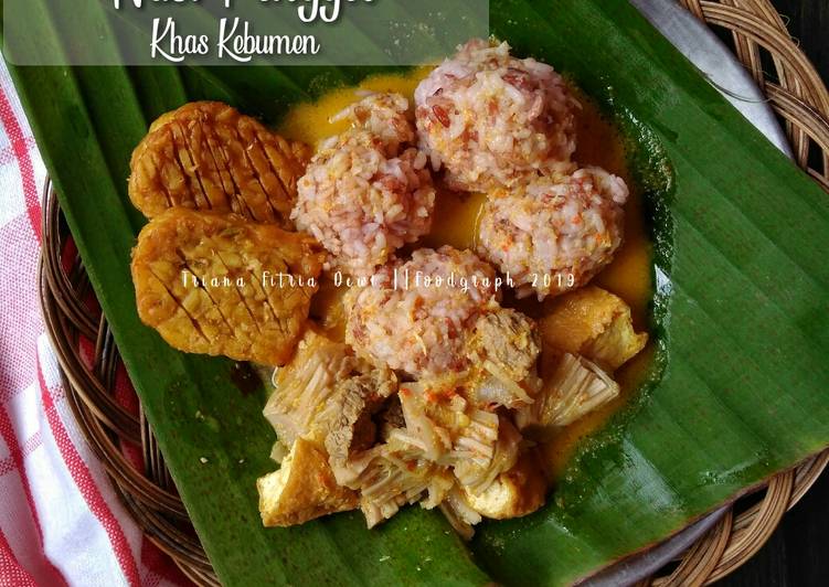 Resep Nasi Penggel Khas Kebumen (Jawa Tengah), Lezat