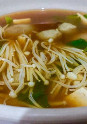 Foto resep Sup Enoki ToBa (no oil)