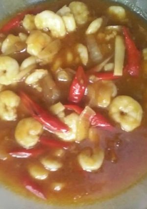 Foto resep Udang saos pedas manis