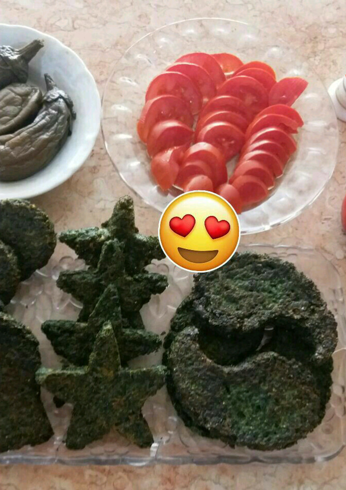 عکسی از دستور کوکو اسفناج