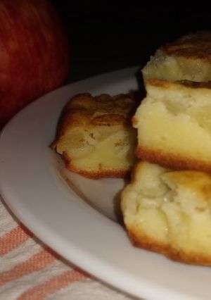 Una foto de Bizcocho de manzanas