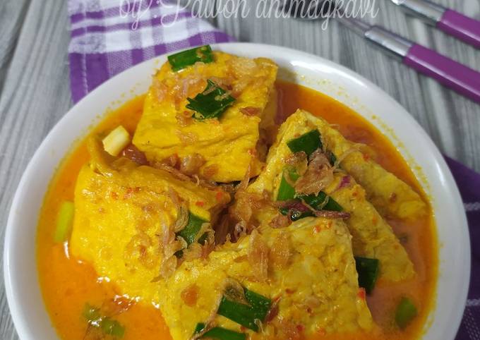 Resep mudah buat 186# sayur tahu tempe kuah santan yang spesial