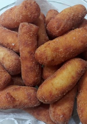 Burgonya krokett maradék krumplipüréből gluténmentesen recept fotója
