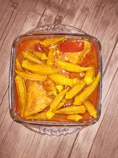 عکسی از دستور خورشت بامیه