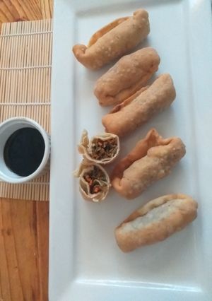 Una foto de Arrollados primaveras caseros