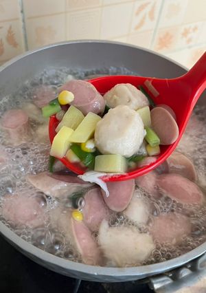 Foto resep Sop Sosis Bakso Praktis