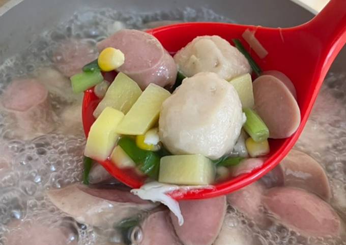 Sop Sosis Bakso Praktis