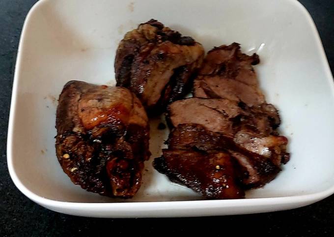 Easiest Way to Prepare Super Quick Homemade My Roast Lambs Hearts 😋 #Mainmeal