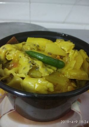 আলু পাঁপড়ের  সবজি রেসিপির প্রধান ছবি