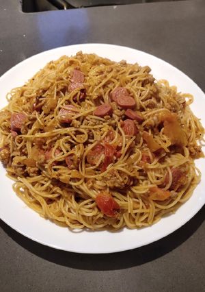 A picture of Spaghetti.