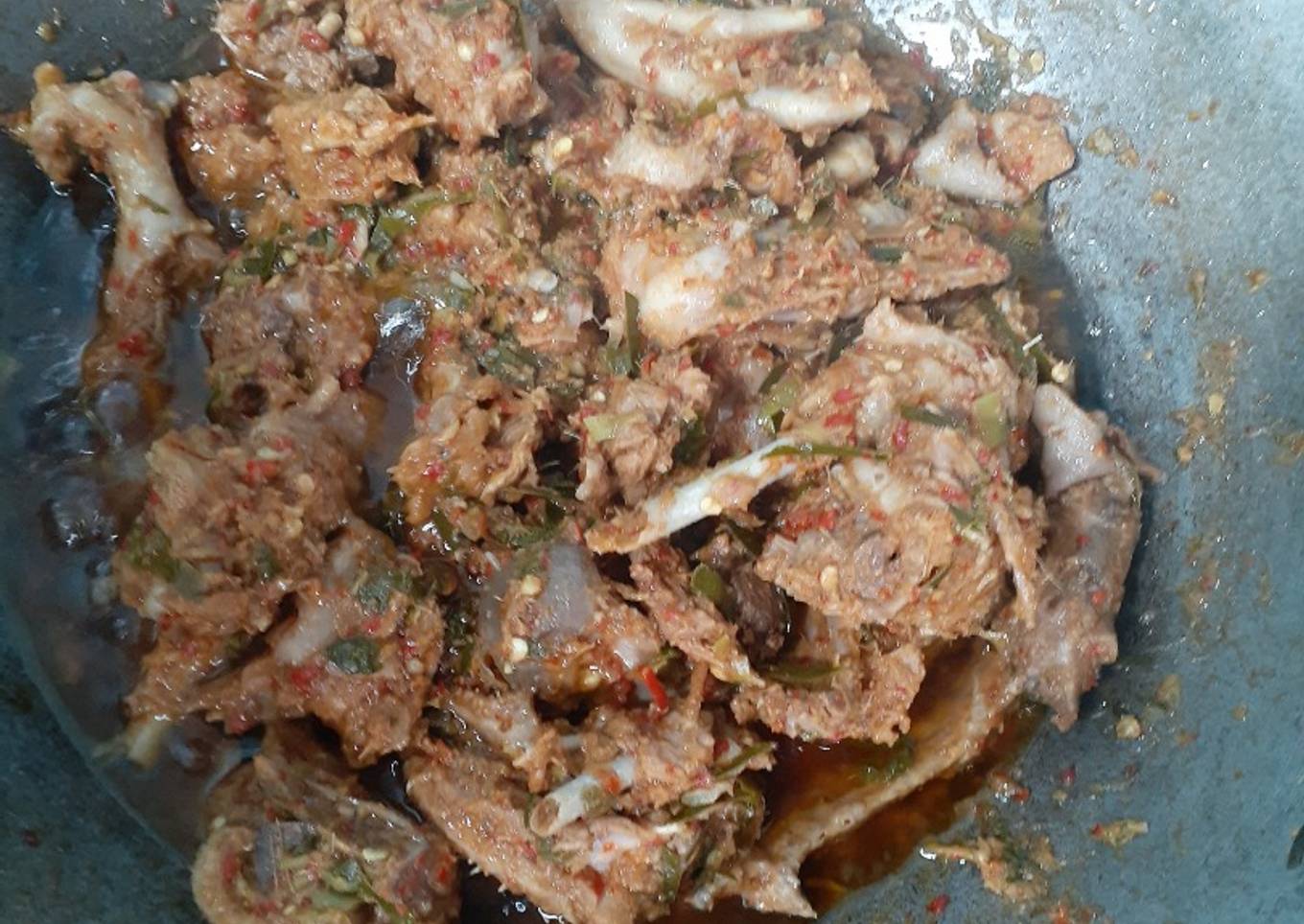 Bebek bumbu rw manado