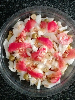 Una foto de Ensalada de bacalao