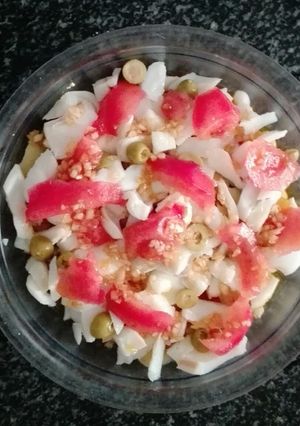 Una foto de Ensalada de bacalao