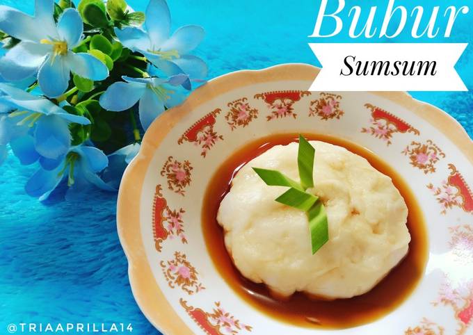 Bubur sumsum lembut takaran sendok