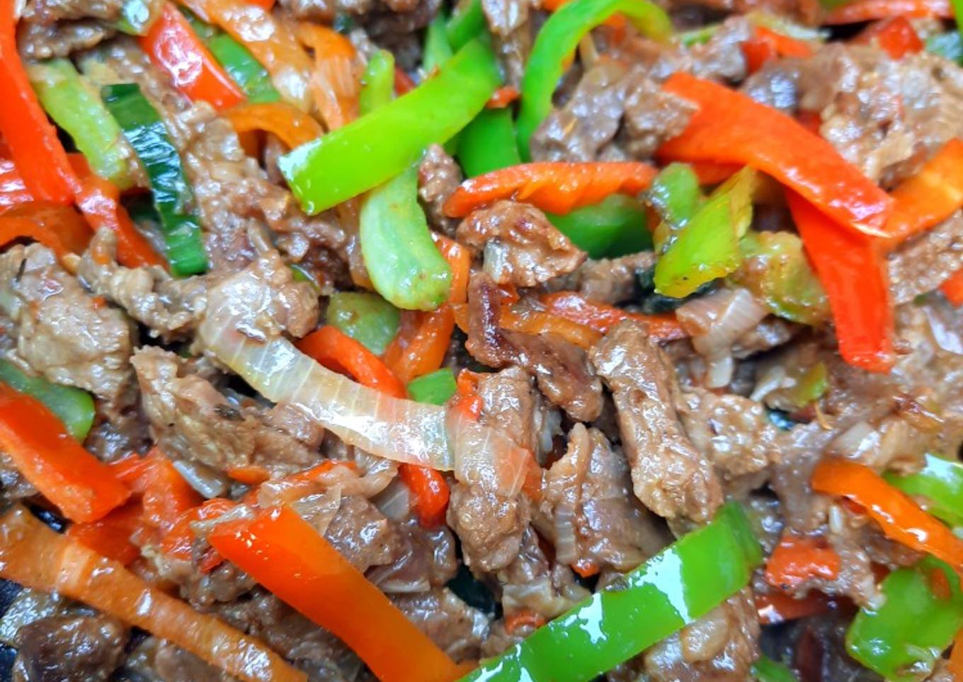 Stir fry beef