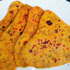A picture of How To Make Dal Paratha With Leftover Dal.