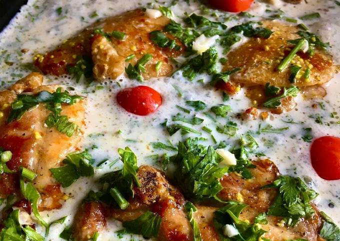 Шкмерули (Чкмерули) груз. შქმერული - покроковий рецепт з фото. Автор ...