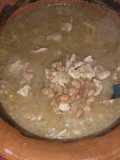 Frijoles en caldo verde