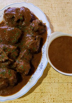 A picture of Braised Oxtail Stew.