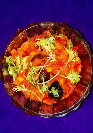 A picture of Tomato Thokku.