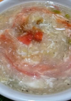 A picture of Chicken soup.