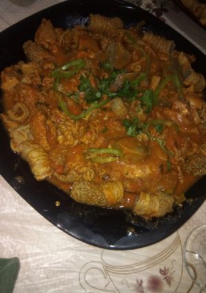 صورة لوصفة كناكش او كرشة بالصوص