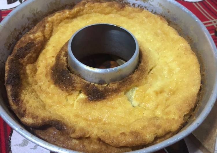 Bolo de pão dormido