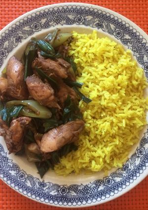 Una foto de Pollo Mongoliano