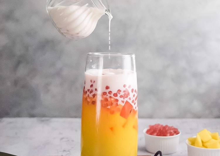 Recipe: Yummy Mango Sago Desserts