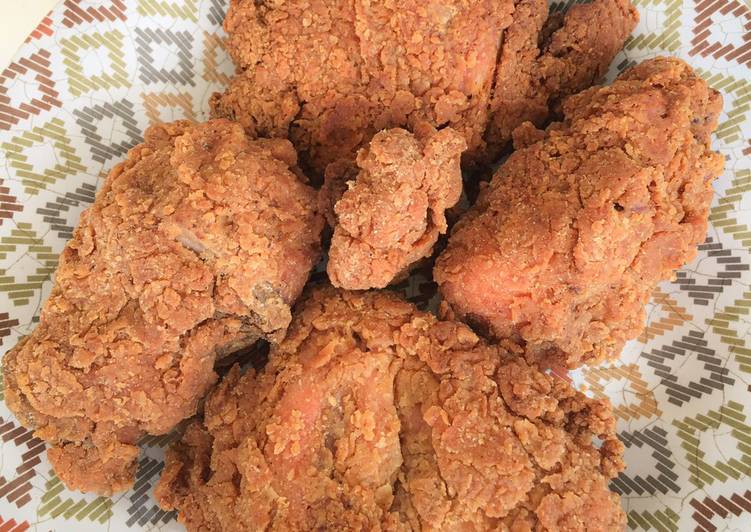 Cara Gampang Menyiapkan Fried Chicken Crispy Spicy Home Made, Lezat